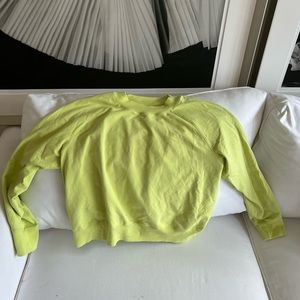 Lululemon perfect fit cropped sweatshirt crewneck